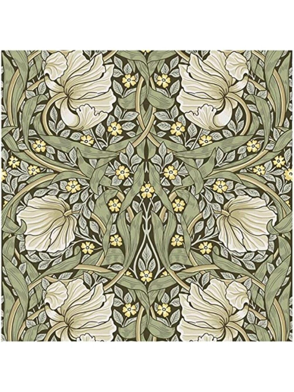 Wallpaper Vintage Wall Paper Sage Green Removable | Textured Renter Friendly